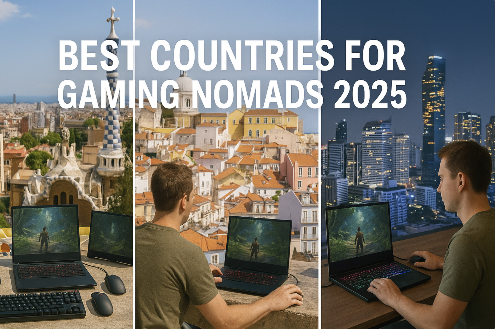 best countries for gaming nomads