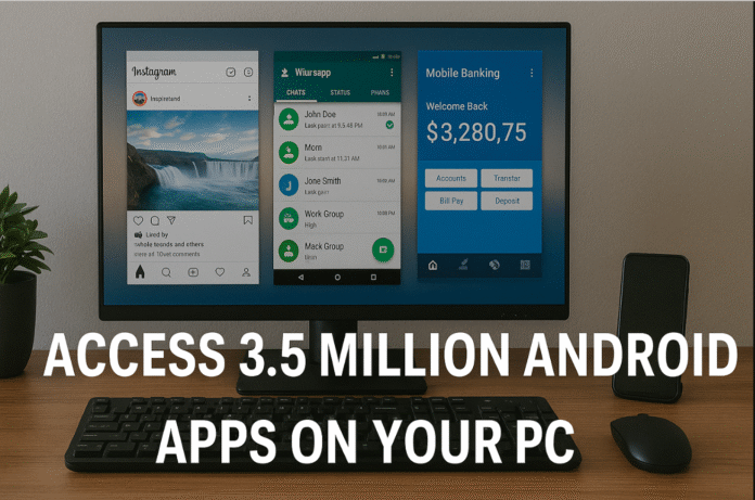 play android apps on pc