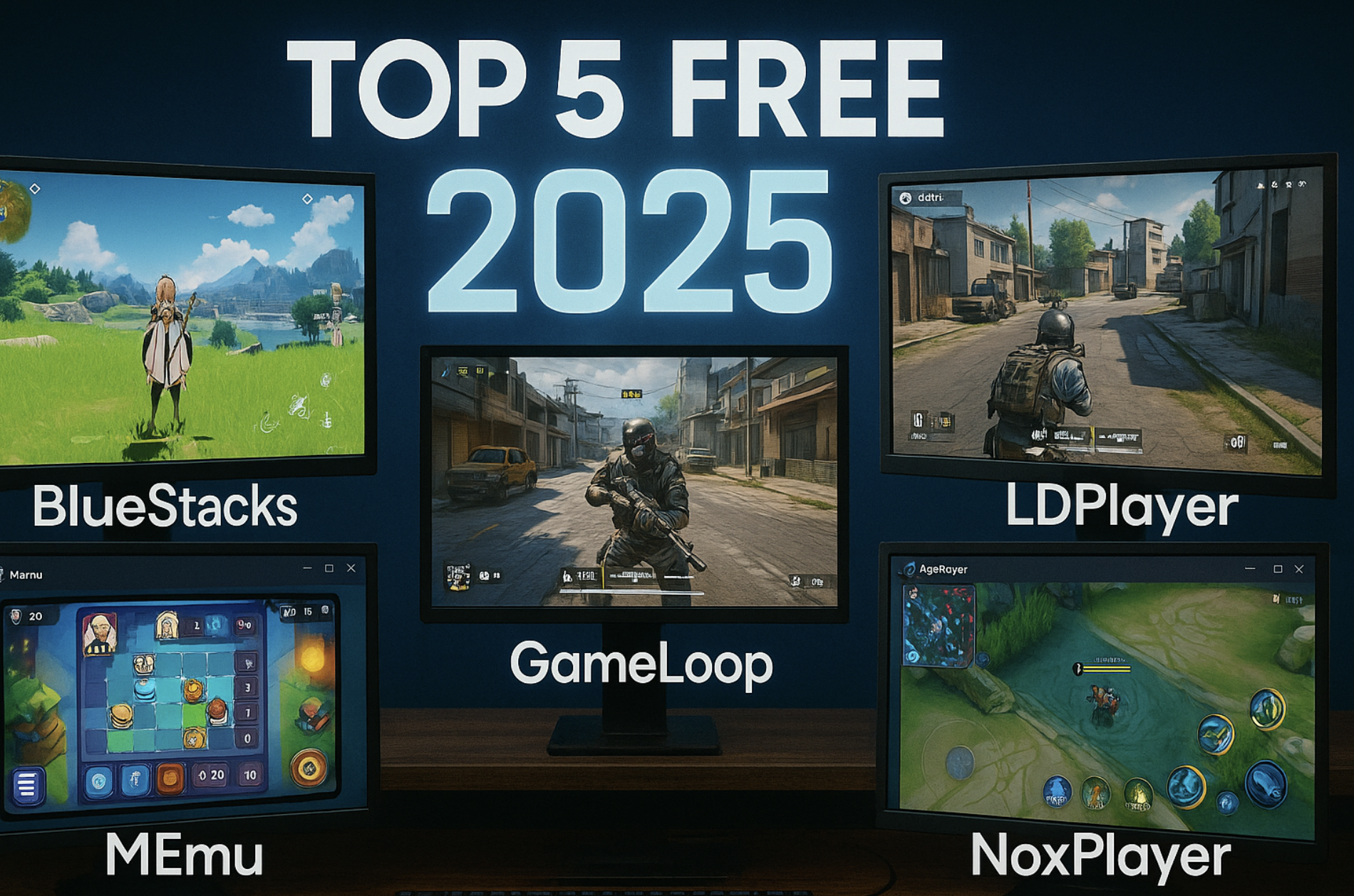 top 5 free emulators to play mobile games on your computer